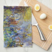 Wisteria (rechterhelft) van Claude Monet Theedoek (Quarter Fold)