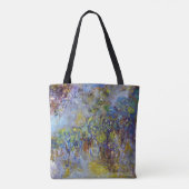 Wisteria (rechterhelft) van Claude Monet Tote Bag (Achterkant)