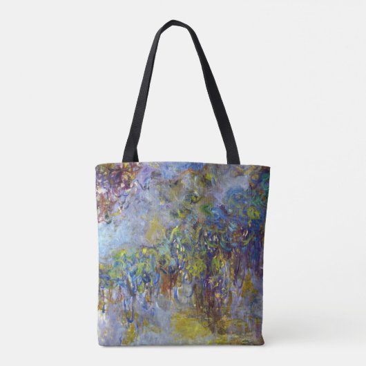 Wisteria (rechterhelft) van Claude Monet Tote Bag (Achterkant)