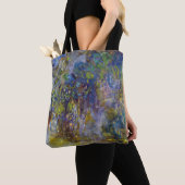 Wisteria (rechterhelft) van Claude Monet Tote Bag (Dichtbij)