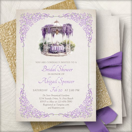 Wisteria Regency Bruidsfeest Uitnodiging