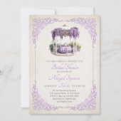 Wisteria Regency Bruiloftsfeest Uitnodiging (Voorkant)