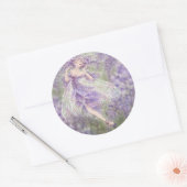 Wisteria Ronde Sticker (Envelop)