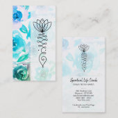 *~* Wisteria Rozen en pad van Nirvana Flowers Visitekaartje (Voorkant / Achterkant)