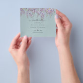 Wisteria Sage Trouw Bewaar Data BUDGET Flyer (Hand)