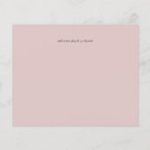 Wisteria Save Dates Dusty Pink Weddenschap BUDGET (Achterkant)