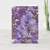 Wisteria Specialized 65th Wedding Jubileum Kaart (Voorkant)