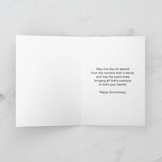 Wisteria Specialized 65th Wedding Jubileum Kaart (Binnen)