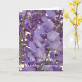 Wisteria Specialized 65th Wedding Jubileum Kaart (Gele Bloem)