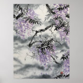 Wisteria Sumi e print (Voorkant)