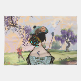 Wisteria Sunrise Golfer's Handdoek