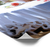 Wisteria Terrace | AI-Poster Poster (Hoek)