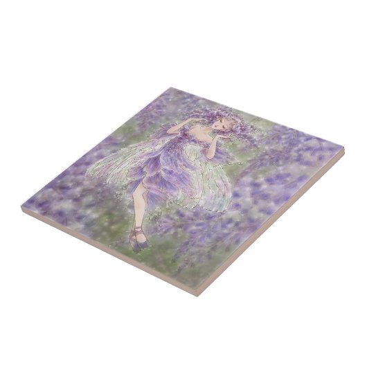 Wisteria Tile Tegeltje (Zijkant)