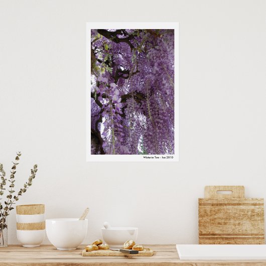 Wisteria too Poster (Keuken)