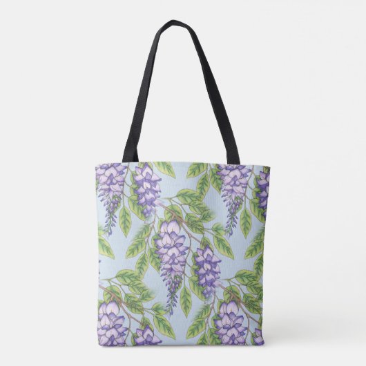 Wisteria Tote Bag (Achterkant)