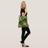 Wisteria Tote Bag (Op model)