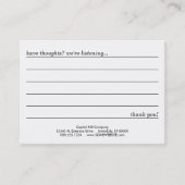 wisteria trap-briefkaart visitekaartje (Voorkant)