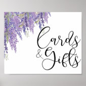 Wisteria tree Wedding Cards en Gifts Poster (Voorkant)
