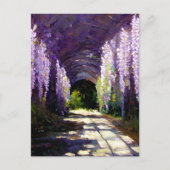 Wisteria-tunnel Briefkaart (Voorkant)