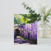Wisteria-tunnel Briefkaart (Staand voorkant)