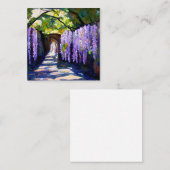 Wisteria-tunnel Notitiekaartje (Voorkant / Achterkant)