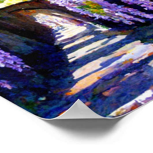 Wisteria-tunnel Poster (Hoek)