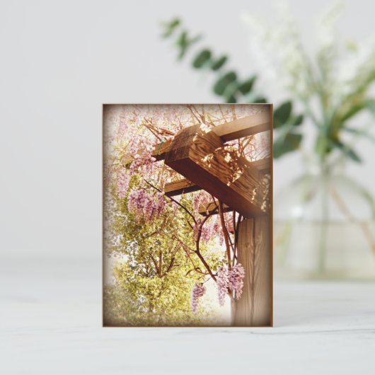 Wisteria Urbane Briefkaart (Staand voorkant)