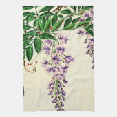 Wisteria Vine Blooms 1870 Theedoek (Verticaal)
