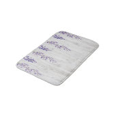 Wisteria Vines op White Wood Wall Badmat (Gekanteld)