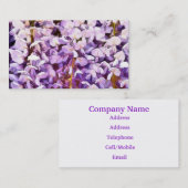 WISTERIA VISITEKAARTJE (Voorkant / Achterkant)