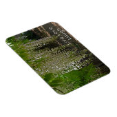 Wisteria Witte Tuin Bloemen Live Liefde Lach Magneet (Rechterzijde)