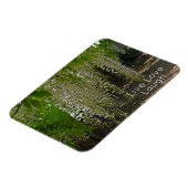 Wisteria Witte Tuin Bloemen Live Liefde Lach Magneet (Linkerzijde)