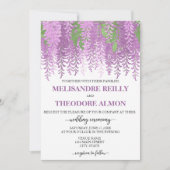 Wisteria Wonder Wedding Kaart (Voorkant)