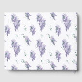 Wisteria Wreath Photo Memorial Funeral Gastenboek (Achterkant)