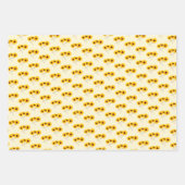 Wisteria, zonnebloem, Paars bloempatroon Inpakpapier Vel (Voorkant 2)