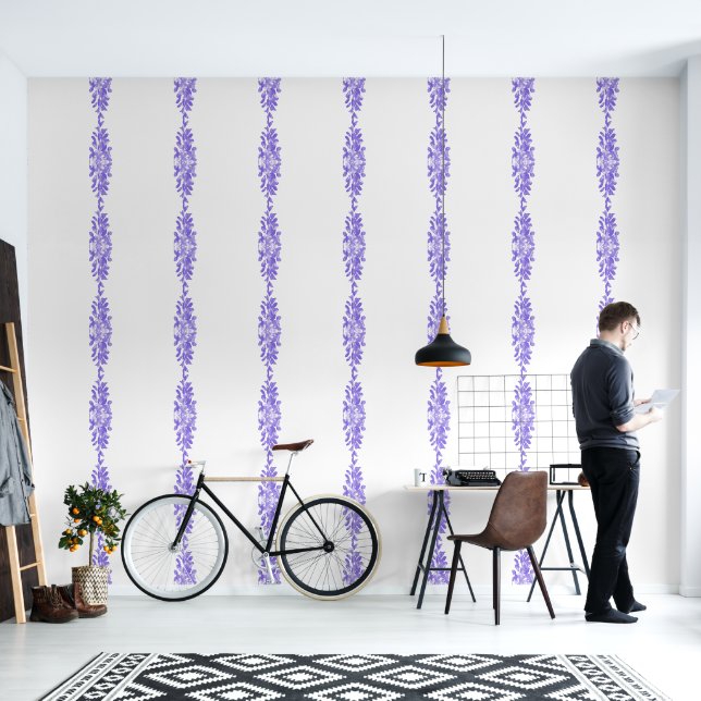 Wisterias bloemen behang (Woonkamer)