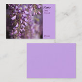 Wisters: Heren fluitdansen van Wisteria Visitekaartje (Voorkant / Achterkant)