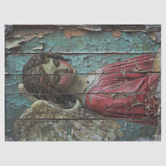 Wistful Angel Decoupage Tissuepapier (Voorkant)