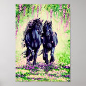 "Wistful Friesians" Poster (Voorkant)