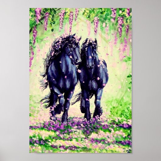 "Wistful Friesians" Poster (Voorkant)