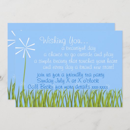 Wisventiel Kaart (Voorkant / Achterkant)