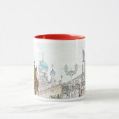 Wit-Б е а р у Mok Brest Cityscape Schetch Cup (Midden)