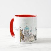 Wit-Б е а р у Mok Brest Cityscape Schetch Cup (Voorkant links)