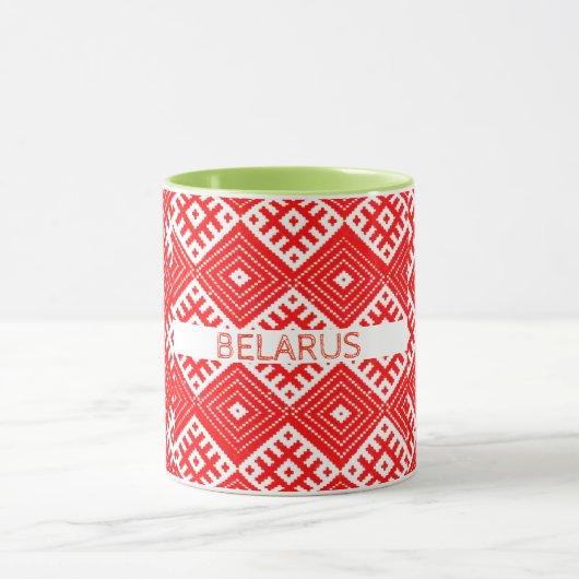 Wit-Б е а р у Mok van de Koffiebeker (Midden)