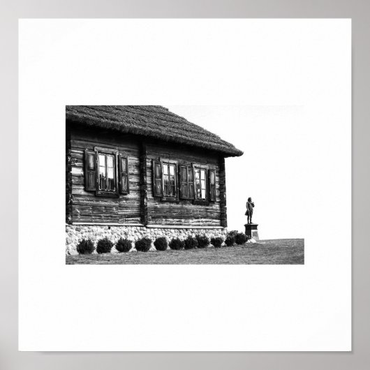 Wit-Б е а р у Tadeusz Kosciuszko Birth Place Poster (Voorkant)
