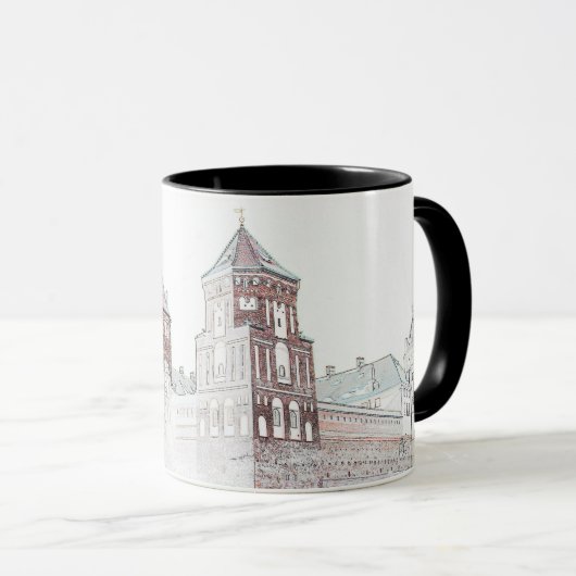 Wit-Б е р л у Koffiebeker Mok Koffiebeker (Voorkant rechts)