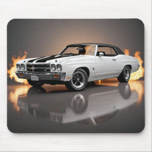 Wit 1970 Chevelle SS Convertible Muismat