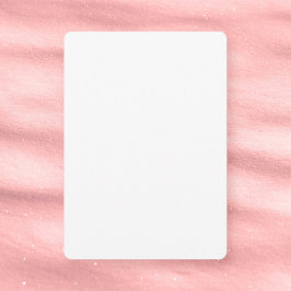 Wit 5" x 7" halfglanzend afgerond blanco Baby show Kaart