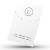 Wit aarden & Ketting beeldscherm |Voeg uw Logo toe Visitekaartje