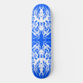Wit Abstract Gebroken Hart Stamoud Design Persoonlijk Skateboard (Voorkant)